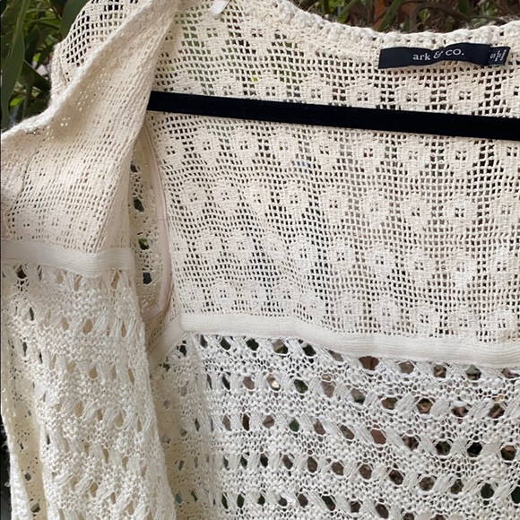 Long Crochet Knit Cardigan - Picture 3 of 7